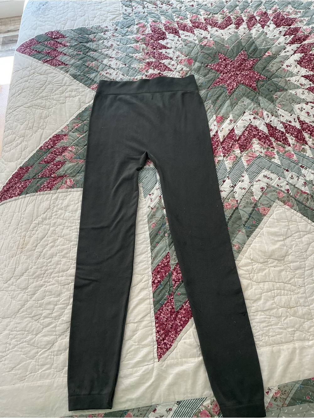 Olive green High-Waist Leggings